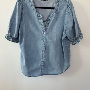 Denim Blue Women's Top